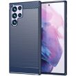 Защитный чехол UniCase Carbon для Samsung Galaxy S22 Ultra (S908) - Blue (298437L)