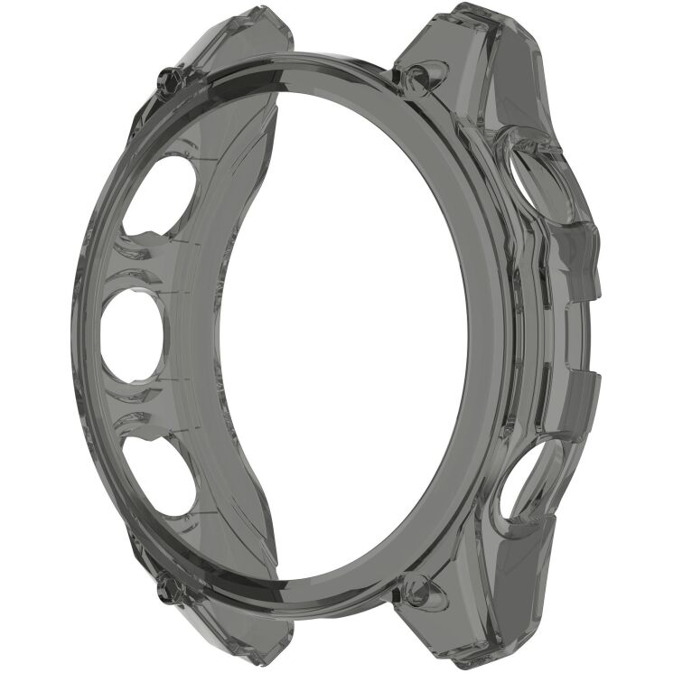 Захисний чохол UniCase Clear Cover для Garmin Fenix 8 (43mm) - Transparent Black: фото 2 з 7