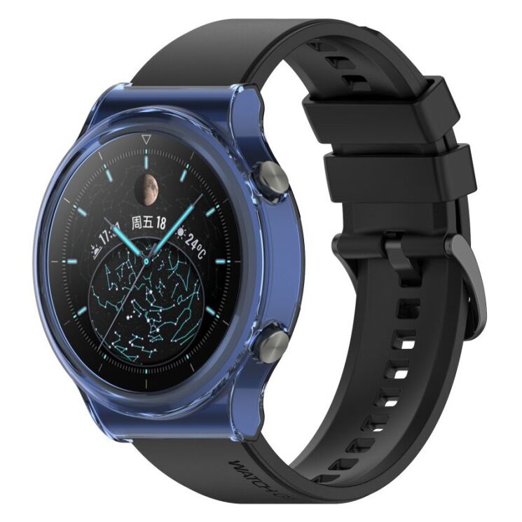Захисний чохол UniCase Clear Cover для Huawei Watch GT 2 Pro - Blue: фото 3 з 7