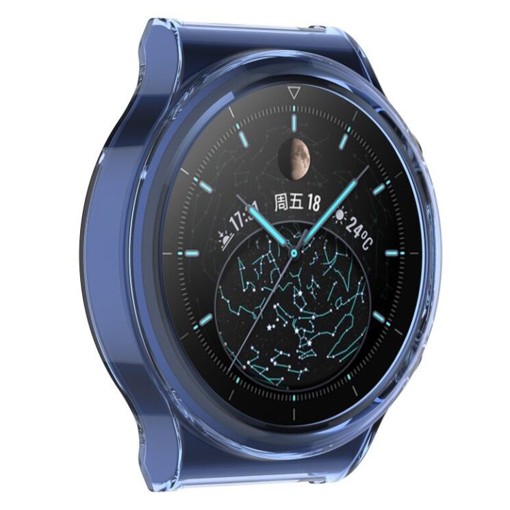 Захисний чохол UniCase Clear Cover для Huawei Watch GT 2 Pro - Blue: фото 4 з 7