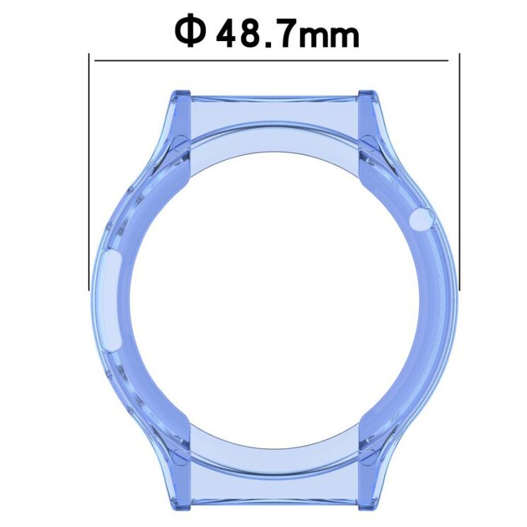 Захисний чохол UniCase Clear Cover для Huawei Watch GT 2 Pro - Blue: фото 7 з 7