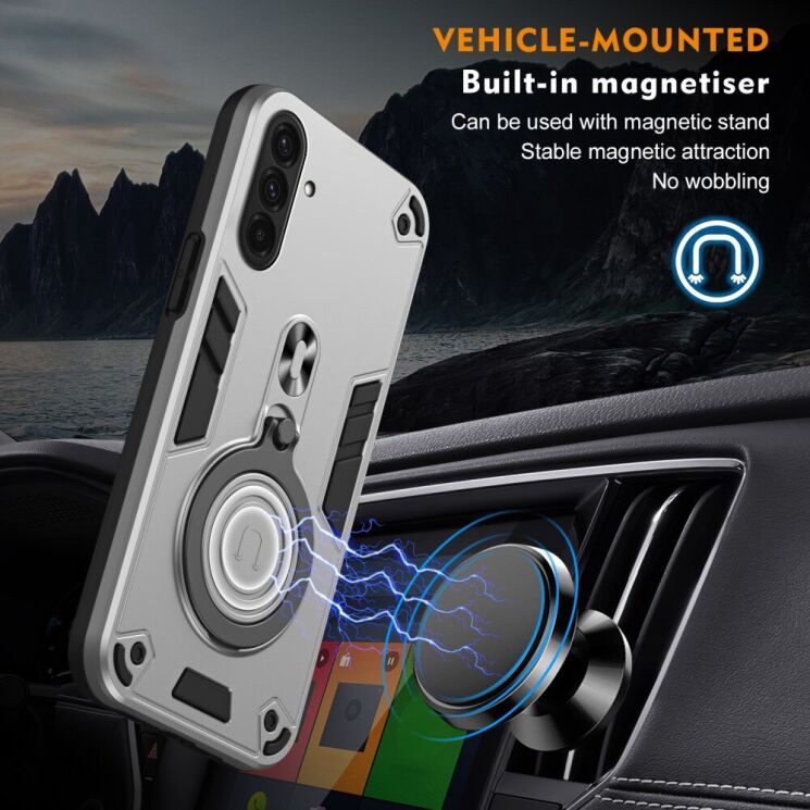Защитный чехол UniCase Cosmic Armor для Samsung Galaxy A36 (A366) - Black: фото 7 из 7