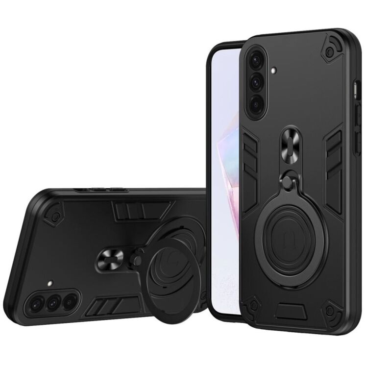 Защитный чехол UniCase Cosmic Armor для Samsung Galaxy A36 (A366) - Black: фото 1 из 7