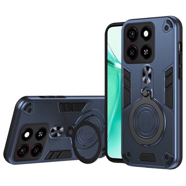 Защитный чехол UniCase Cosmic Armor для ZTE Blade A35 / Blade A55 - Blue: фото 1 из 8