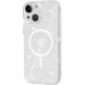 Защитный чехол UniCase Glitter Series MagSafe для Apple iPhone 15 - White (329547W). Фото 2 из 6