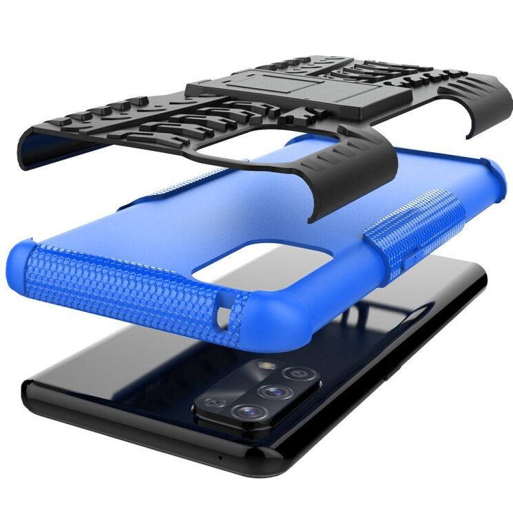 Защитный чехол UniCase Hybrid X для Realme 7 Pro - Blue: фото 6 из 17