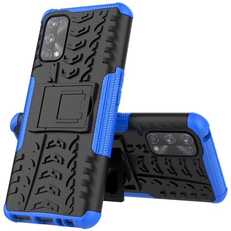 Защитный чехол UniCase Hybrid X для Realme 7 Pro - Blue: фото 9 из 17