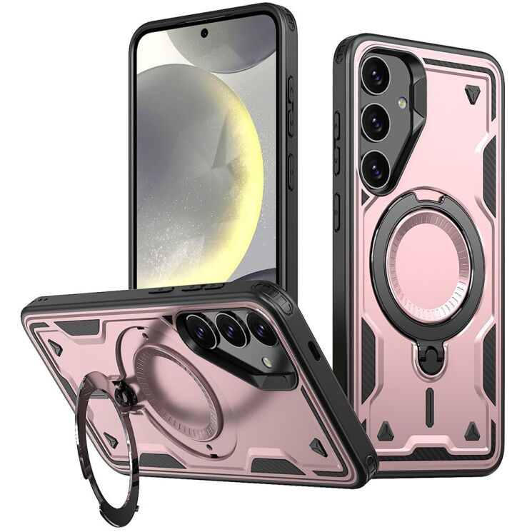 Защитный чехол UniCase Lander Armor для Samsung Galaxy S24 FE (S721) - Rose Gold: фото 1 из 6