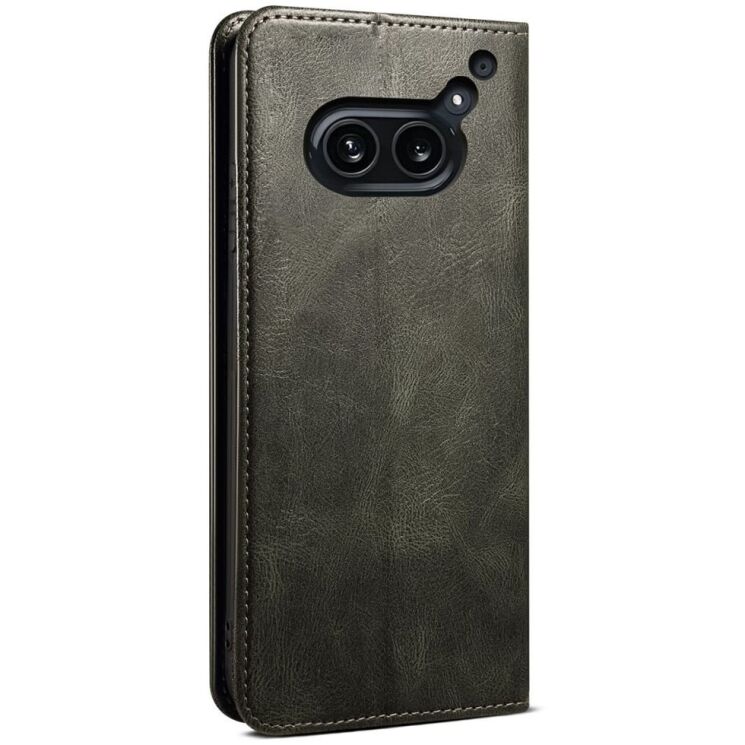 Защитный чехол UniCase Leather Wallet для Nothing Phone (2a) / Phone (2a) Plus - Green: фото 6 из 6