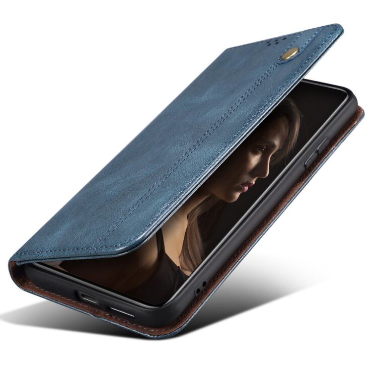 Защитный чехол UniCase Leather Wallet для Samsung Galaxy A55 (A556) - Blue: фото 4 из 7