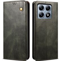 Защитный чехол UniCase Leather Wallet для Xiaomi 14T - Green: фото 1 из 6
