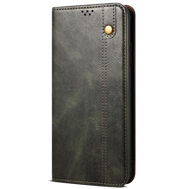 Защитный чехол UniCase Leather Wallet для Xiaomi Poco F5 / Redmi Note 12 Turbo - Green: фото 6 из 8