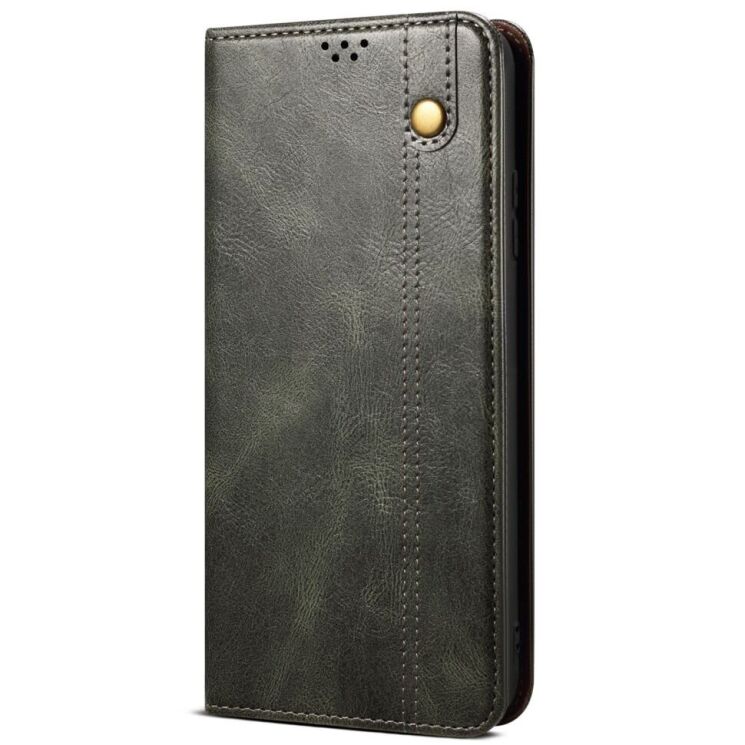 Защитный чехол UniCase Leather Wallet для Xiaomi Poco F5 / Redmi Note 12 Turbo - Green: фото 6 из 8