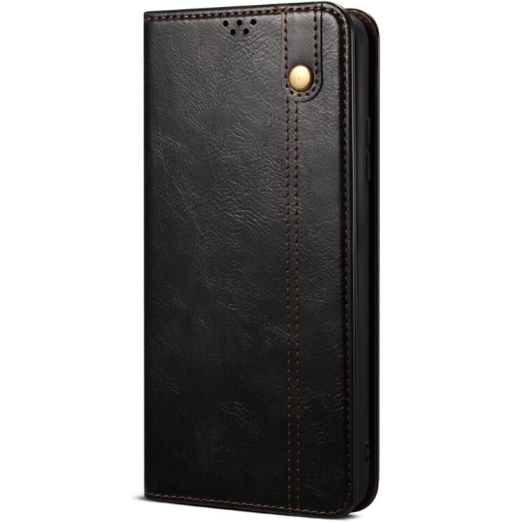 Защитный чехол UniCase Leather Wallet для Xiaomi Poco F7 Pro - Black: фото 5 из 7