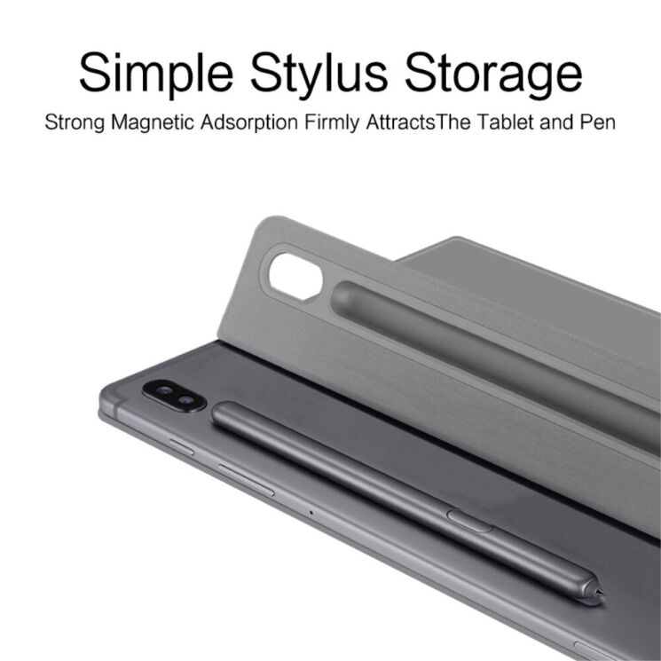Захисний чохол UniCase Magnetic Stand для Samsung Galaxy Tab S8 Ultra (T900/T906) - Grey: фото 6 з 6