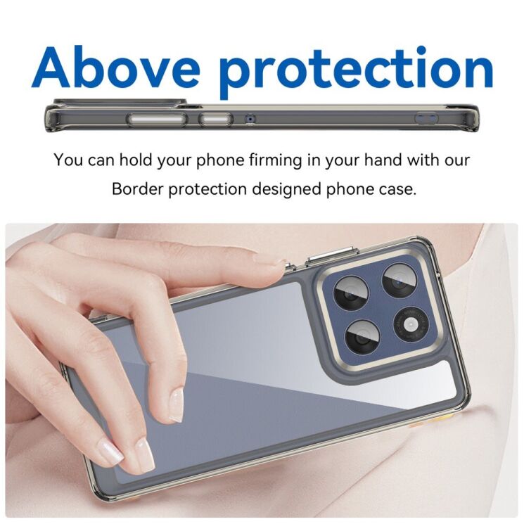 Защитный чехол UniCase Rugged Shield для Motorola Edge 60 / Edge 60 Fusion - Blue: фото 4 из 12