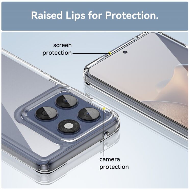 Защитный чехол UniCase Rugged Shield для Motorola Edge 60 / Edge 60 Fusion - Blue: фото 6 из 12