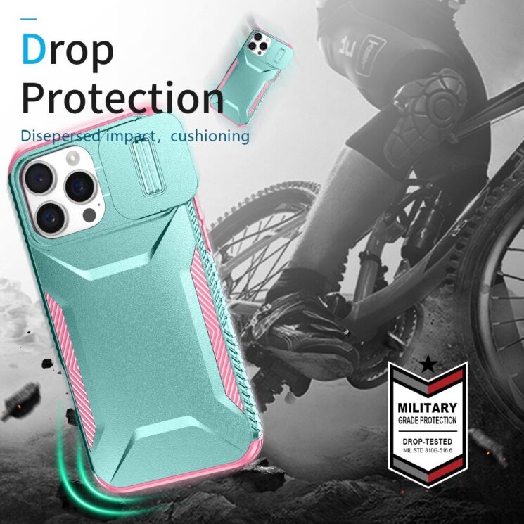 Защитный чехол UniCase Shuttle Guard для Apple iPhone 16 Pro Max - Green: фото 7 из 7