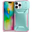 Защитный чехол UniCase Shuttle Guard для Apple iPhone 16 Pro Max - Green / Pink (366348GP)