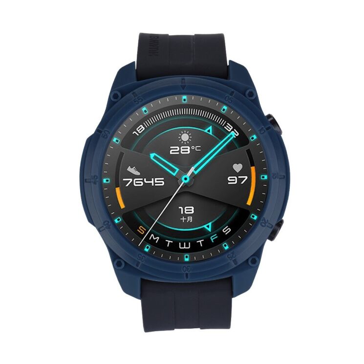 Защитный чехол UniCase Silicone Cover для Huawei Watch GT2 46mm - Midnight Blue: фото 2 из 5