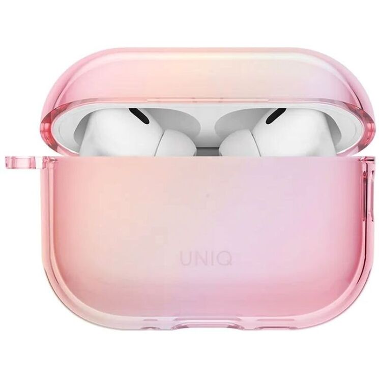 Защитный чехол UNIQ Iridescia (FH) для AirPods Pro 3 (UNIQ-AIRPODSPRO3-IRDPPRS) - Pink (390174P) Защитный чехол UNIQ Iridescia (FH) для AirPods Pro 3 (UNIQ-AIRPODSPRO3-IRDPPRS) - Pink: фото 3 из 8