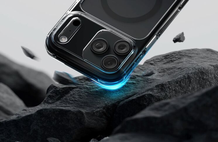 Захисний чохол UNIQ LifePro Xtreme with MagClick для iPhone 18 Pro / 17 Pro (UNIQ-IP6.3P(2026)-LPRXMCCLR) - Transparent: фото 10 з 13