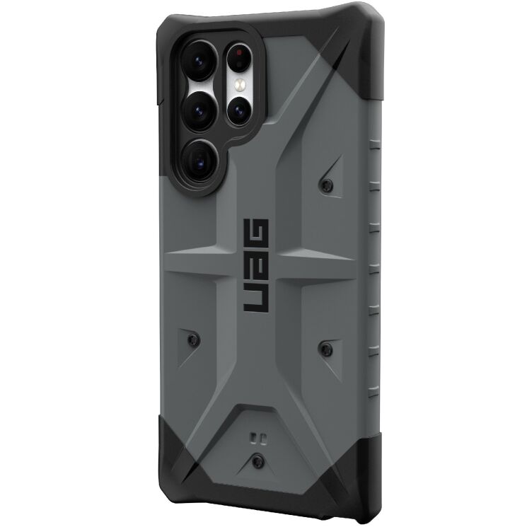 Защитный чехол URBAN ARMOR GEAR (UAG) Pathfinder для Samsung Galaxy S22 Ultra (S908) - Silver: фото 2 из 10