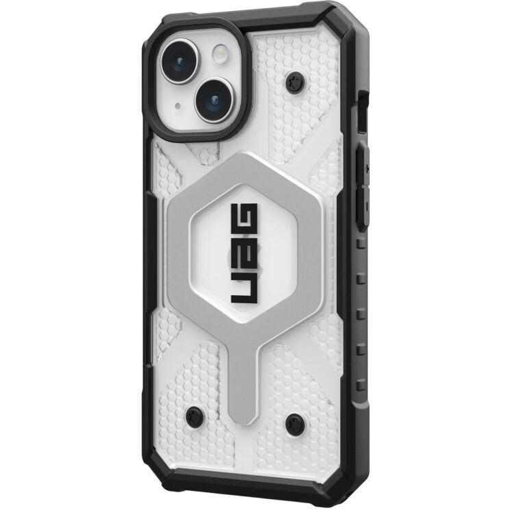 Защитный чехол URBAN ARMOR GEAR (UAG) Pathfinder MagSafe для Apple iPhone 15 - Ice: фото 2 из 10