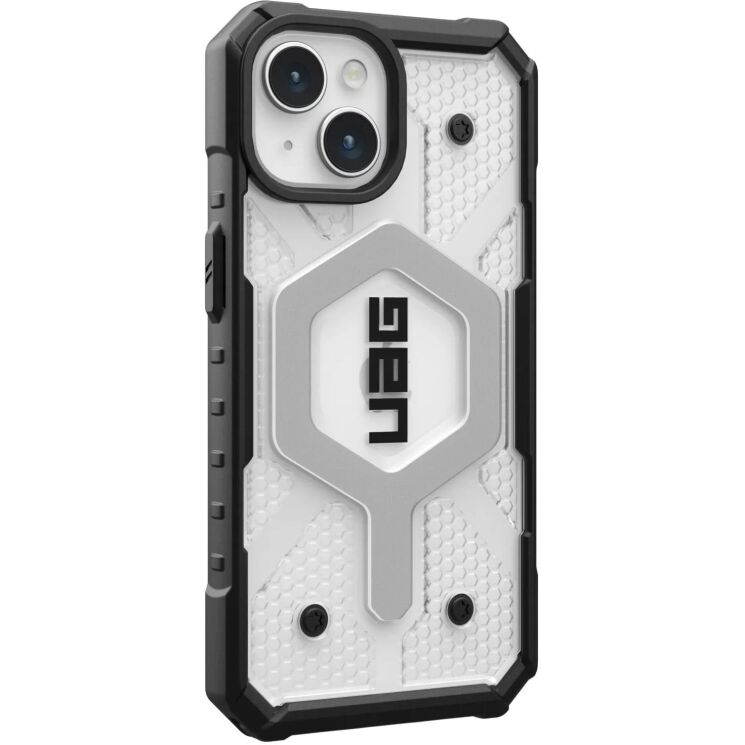Защитный чехол URBAN ARMOR GEAR (UAG) Pathfinder MagSafe для Apple iPhone 15 - Ice: фото 3 из 10