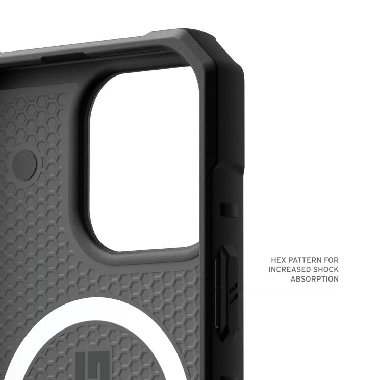 Защитный чехол URBAN ARMOR GEAR (UAG) Pathfinder MagSafe для Apple iPhone 16 Pro - Black: фото 11 из 12