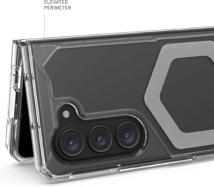 Защитный чехол URBAN ARMOR GEAR (UAG) Plyo Pro (FF) для Samsung Galaxy Fold 5 (214215114333) - Ice / Silver: фото 15 из 17