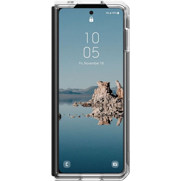Защитный чехол URBAN ARMOR GEAR (UAG) Plyo Pro (FF) для Samsung Galaxy Fold 5 (214215114333) - Ice / Silver: фото 7 из 17