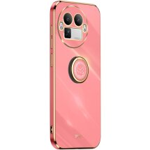 Защитный чехол XINLI Porcelain Ring для Realme GT 8 Pro - Red: фото 1 из 7