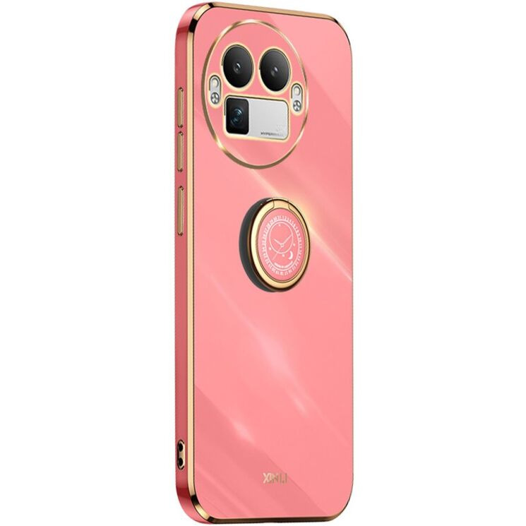 Защитный чехол XINLI Porcelain Ring для Realme GT 8 Pro - Red: фото 1 из 7