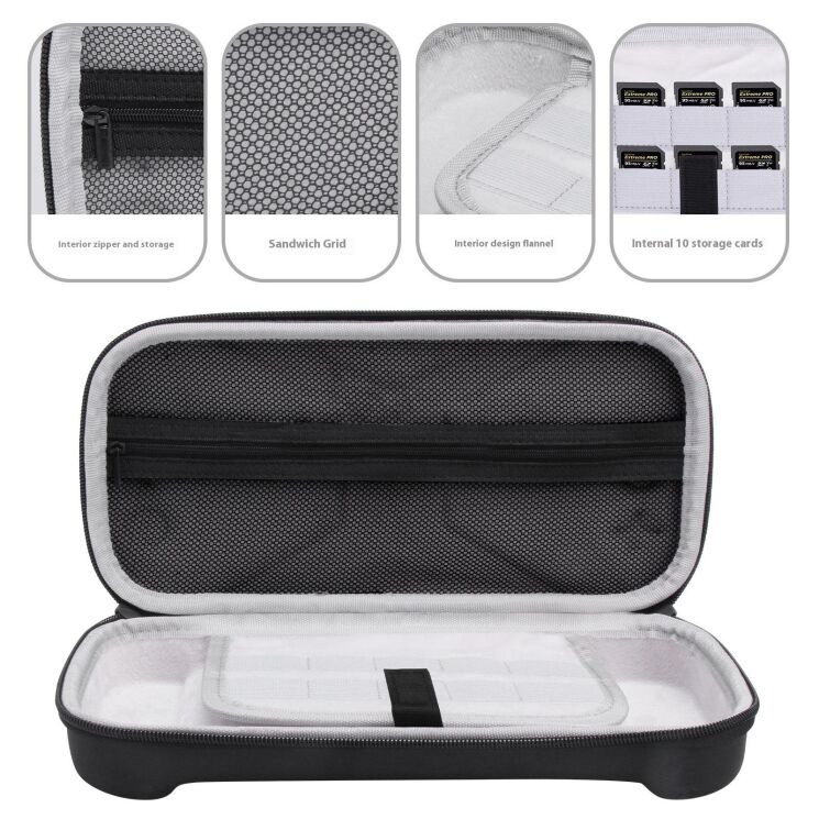 Защитный комплект Deexe Console Case для Nintendo Switch 2 - Black: фото 6 из 12