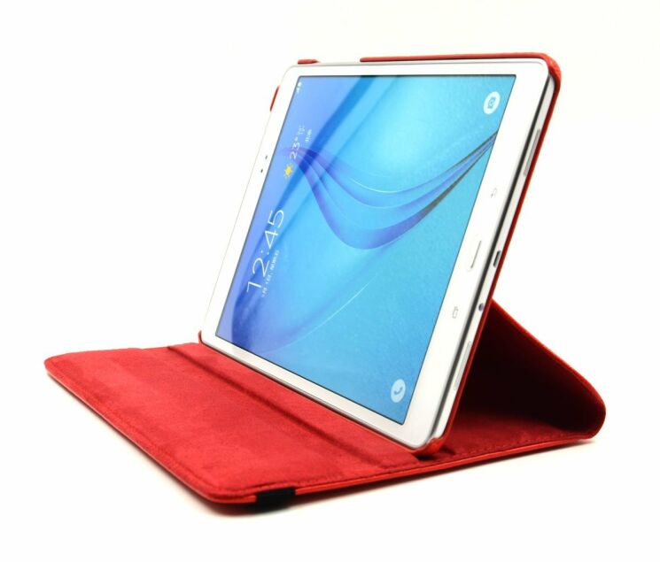 Вращающийся чехол Deexe Rotation для Samsung Galaxy Tab A 9.7 (T550/551) - Red: фото 2 из 7