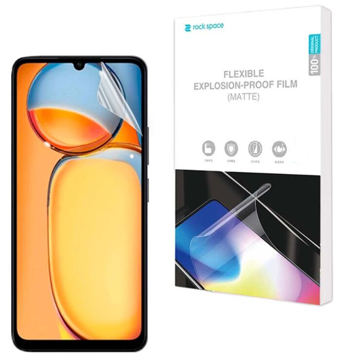 Антиблікова плівка на екран RockSpace Explosion-Proof Matte для Xiaomi Redmi 13C / Poco C65: фото 1 з 8