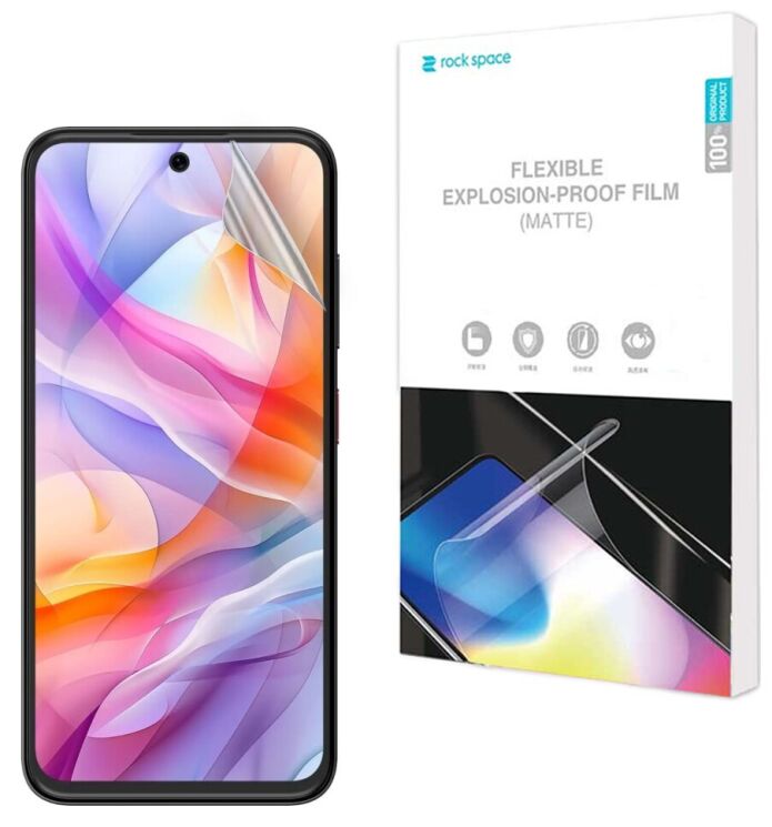 Антибликовая пленка на экран RockSpace Matte для ZTE Nubia V70 Design: фото 1 из 8