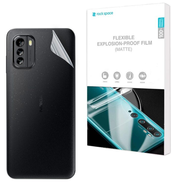 Антиблікова плівка на задню панель RockSpace Explosion-Proof Matte для Nokia G60: фото 1 з 9