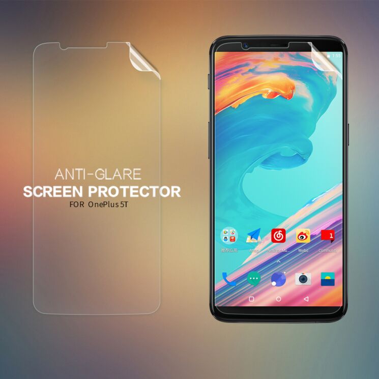 Антибликовая пленка NILLKIN Matte для OnePlus 5T: фото 1 из 5