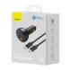Автомобильное зарядное устройство Baseus Qualcomm Quick Charge 5 Technology 160W + кабель Type-C to Type-C (TZCCZM-0G) - Gray (923299H). Фото 8 из 30