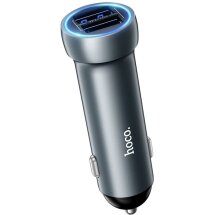 Автомобильное зарядное устройство Hoco Z54 15.5W (2USB) - Metal Grey: фото 1 из 5