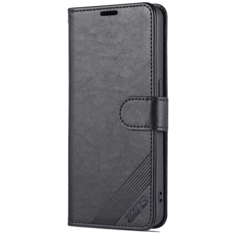Чехол AZNS Wallet Case для OPPO Reno 7 5G Chinese - Black: фото 3 из 11