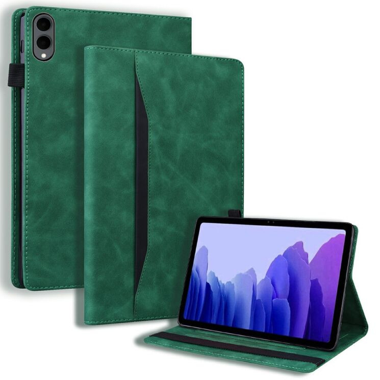 Чехол Deexe Business Style для Samsung Galaxy Tab S12 Plus - Green (436002G) Чехол Deexe Business Style для Samsung Galaxy Tab S12 Plus - Green: фото 1 из 9