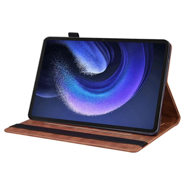 Чехол Deexe Business Style для Xiaomi Pad 6 / 6 Pro - Brown: фото 3 из 6