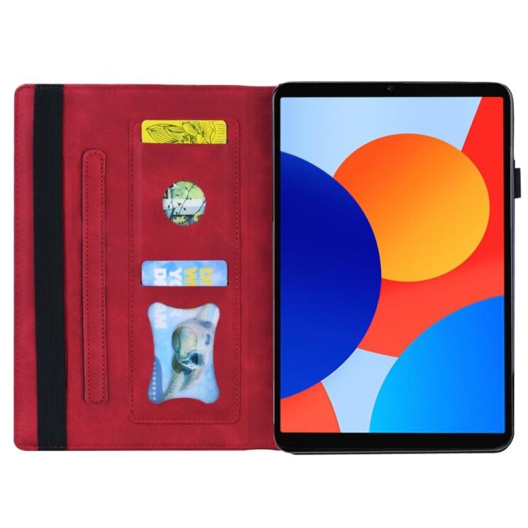 Чехол Deexe Business Style для Xiaomi Redmi Pad SE 8.7 4G - Red: фото 2 из 9