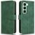 Чехол Deexe Classic Wallet для Infinix Hot 50 - Green: фото 1 из 7