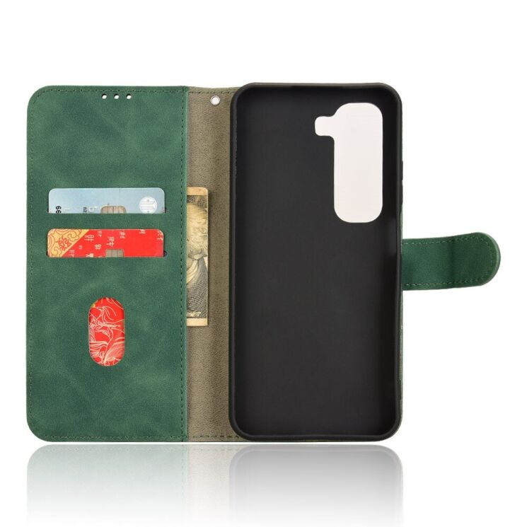 Чехол Deexe Classic Wallet для Infinix Hot 50 - Green: фото 5 из 7