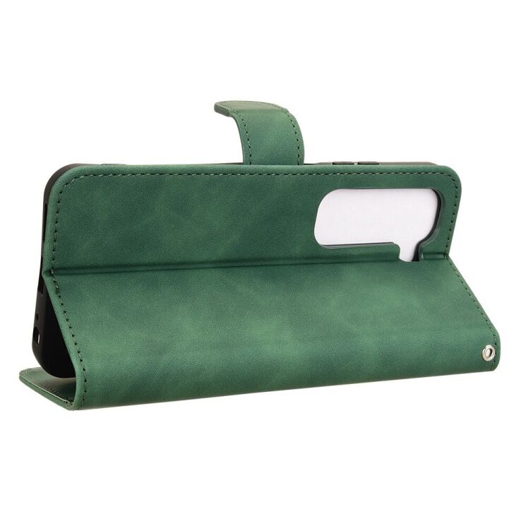 Чехол Deexe Classic Wallet для Infinix Hot 50 - Green: фото 6 из 7