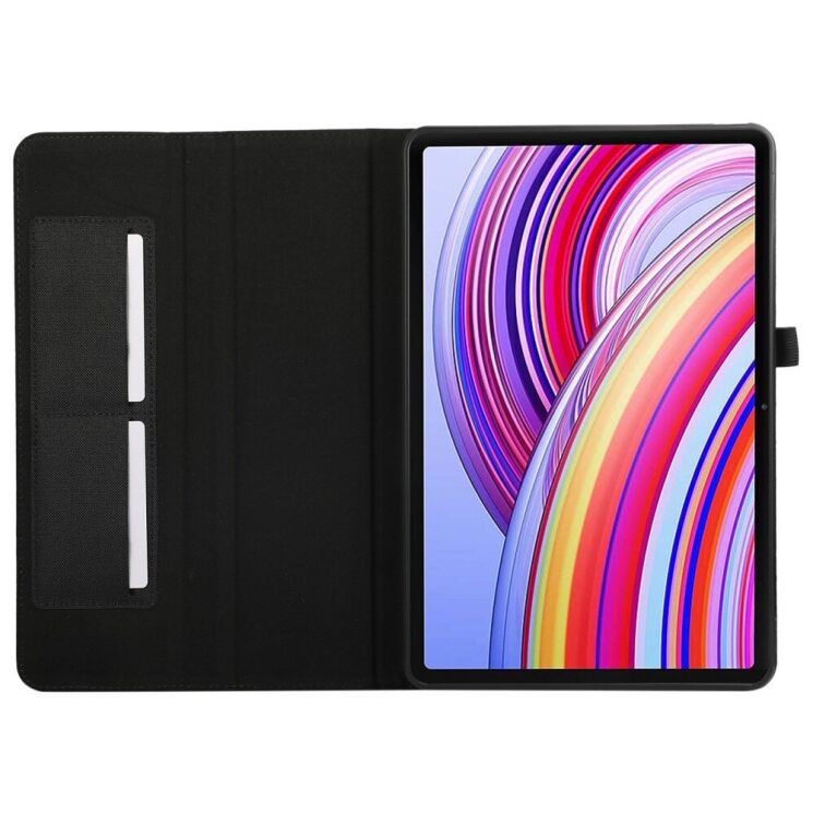 Чехол Deexe Cloth Style для Xiaomi Redmi Pad Pro / Poco Pad - Black: фото 2 из 6